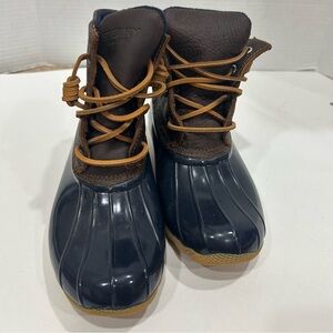 Sperry Women's Winter Boots - Navy and Brown